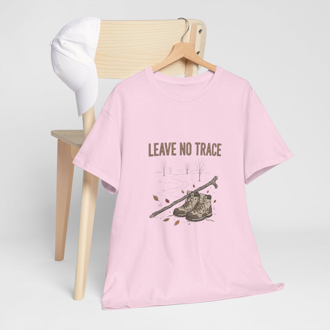 Leave No Trace Countryside Tee – a soft, breathable cotton T-shirt promoting respect for nature and responsible outdoor living.