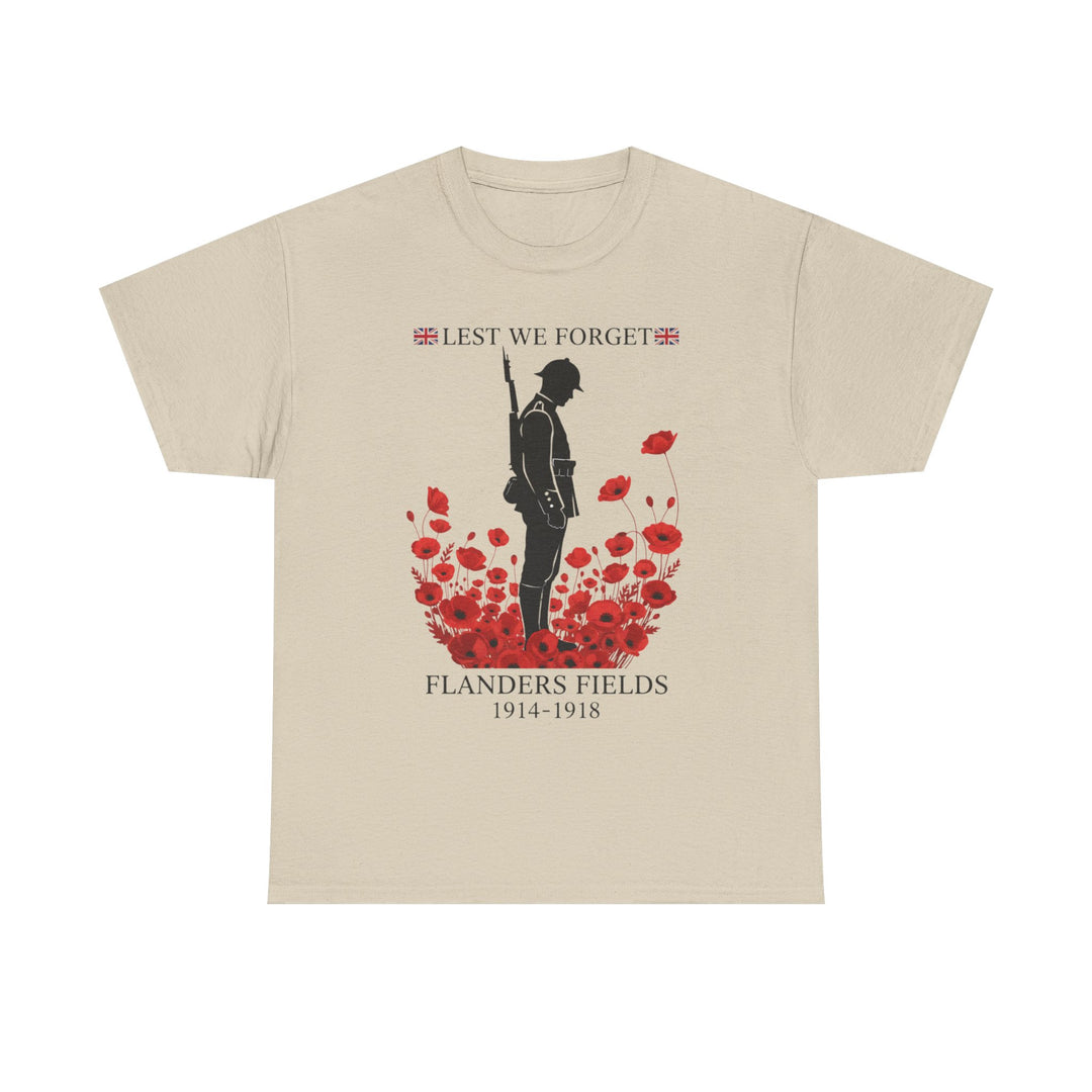Flanders 1914–1918 T-Shirt — Great War Heritage Graphic