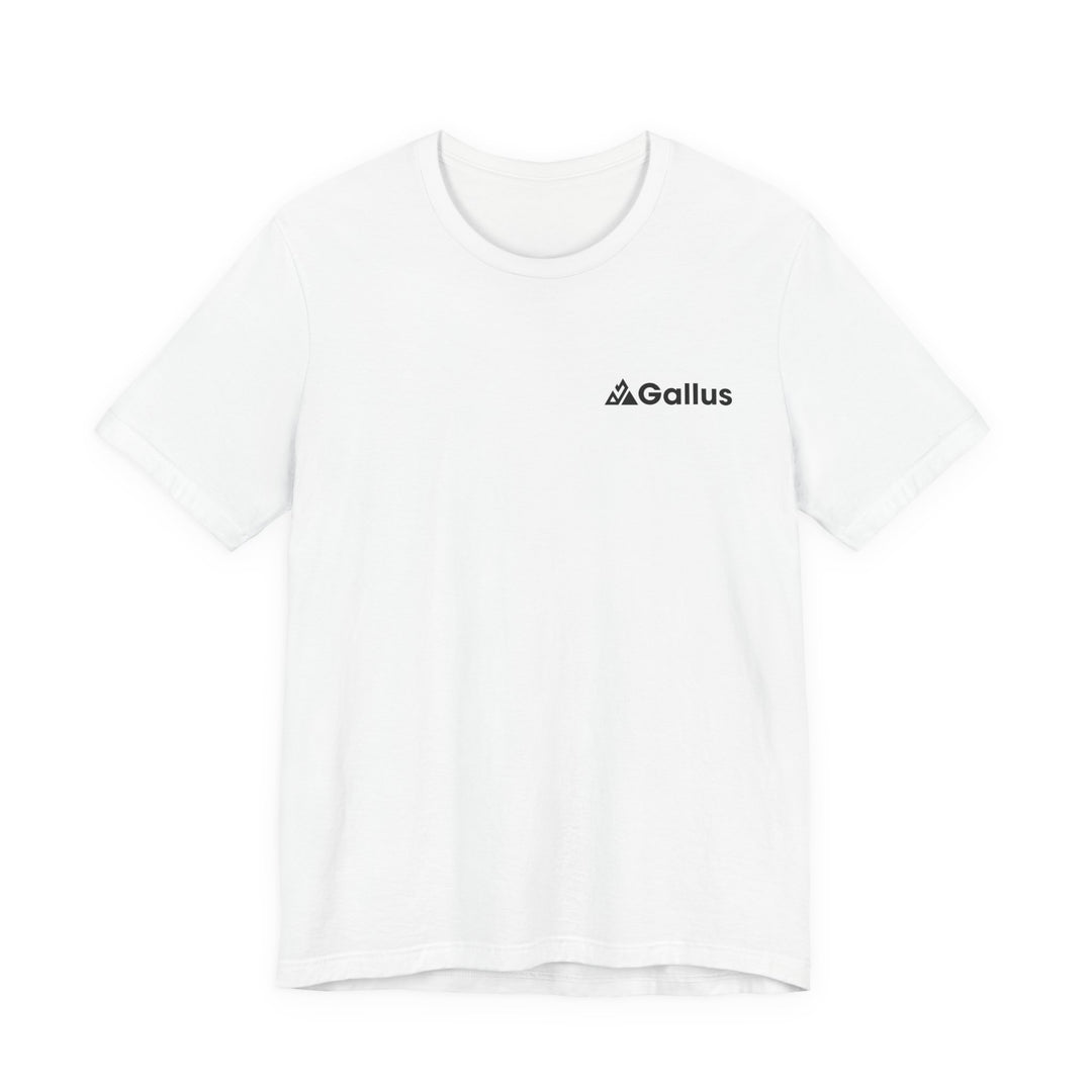 Gallus Mountain Graphic Tee — Vintage Mist Landscape T‑Shirt