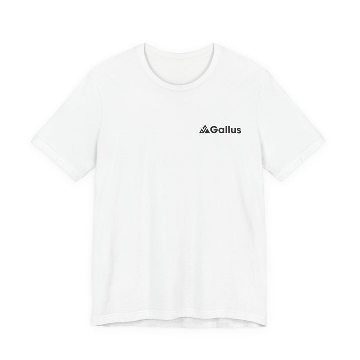 Gallus Mountain Graphic Tee — Vintage Mist Landscape T‑Shirt