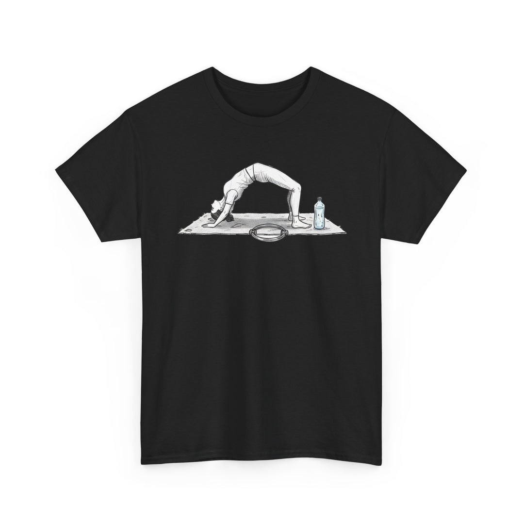 Pilates T‑Shirt – soft, breathable cotton designed for Pilates workouts. Comfortable, flexible, and perfect for reformer classes or everyday activewear.