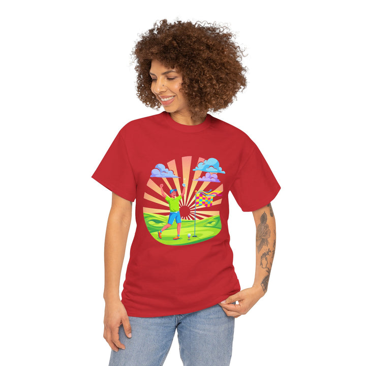 Golf Swing Silhouette Graphic Tee
