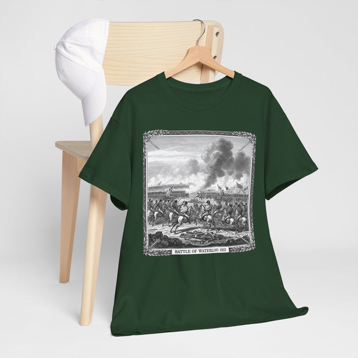 Battle of Waterloo Graphic Tee — Vintage Historical Print T-Shirt