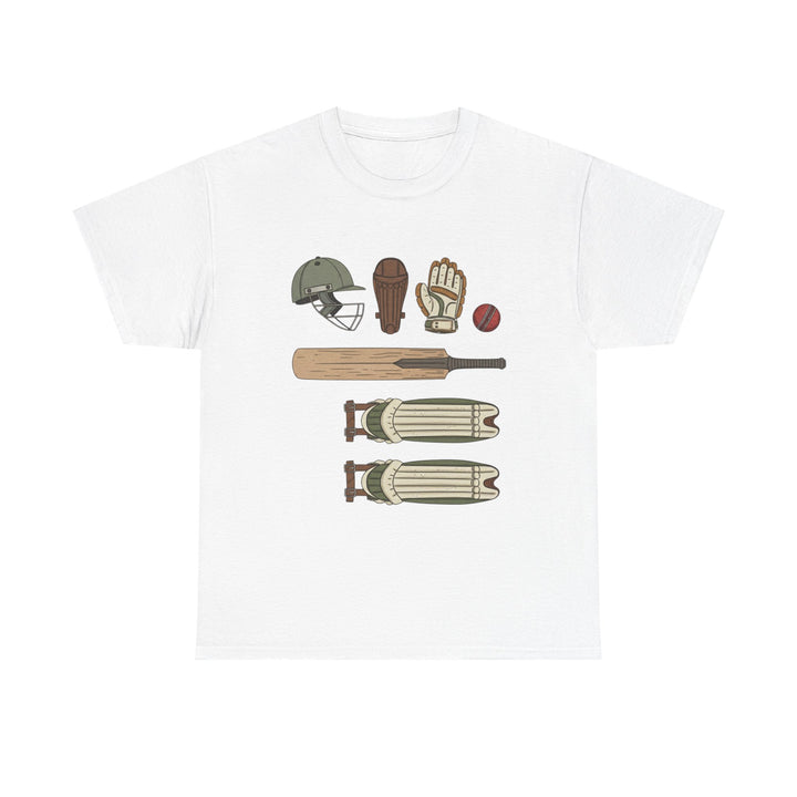 Cricket Gear Tee | Cricket Graphic T-Shirt
