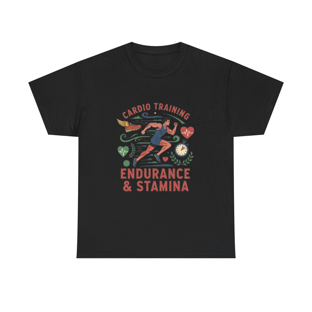 Cardio Training Tee - Fitness Running Workout Shirt