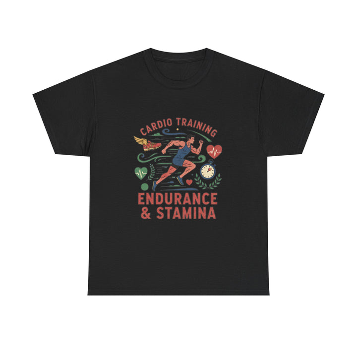 Cardio Training Tee - Fitness Running Workout Shirt