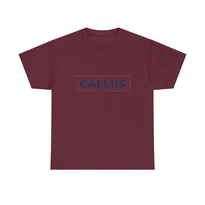 France Map Tee with "GALLUS" Chest Logo