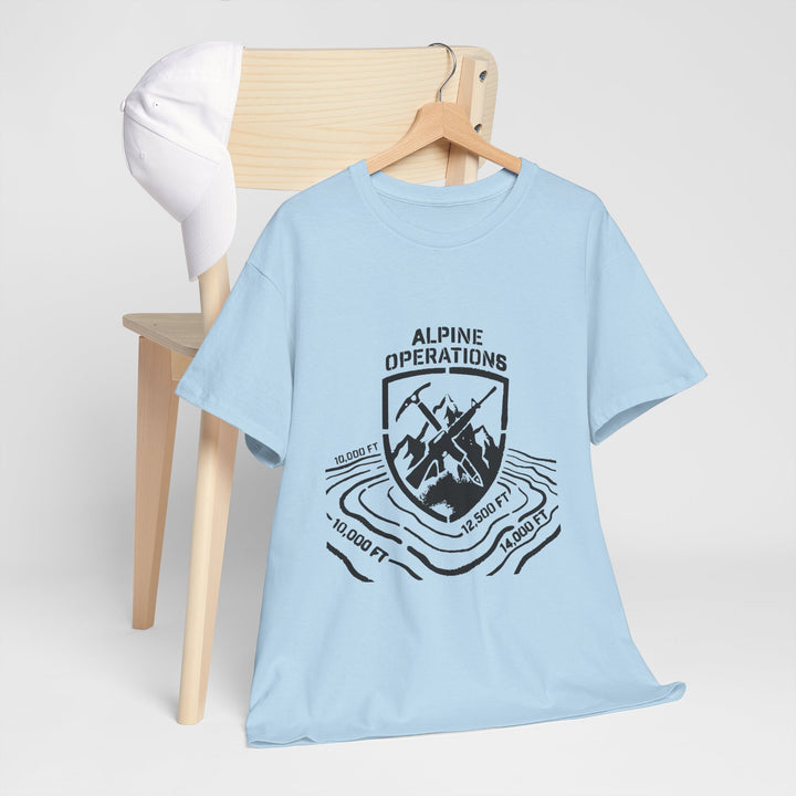 Alpine Operations Cotton Hiking Tee - Mountain Badge Edition