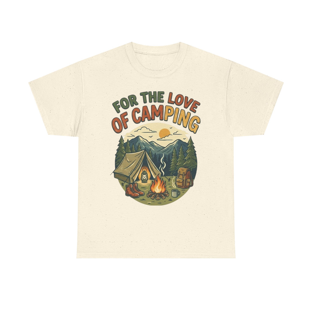 Retro Campfire Graphic T-Shirt - Vintage Style Camping Tee