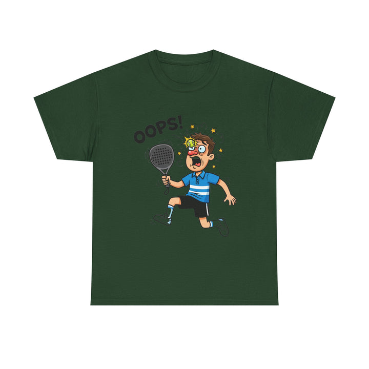 Cartoon Padel Oops! T-Shirt for Players