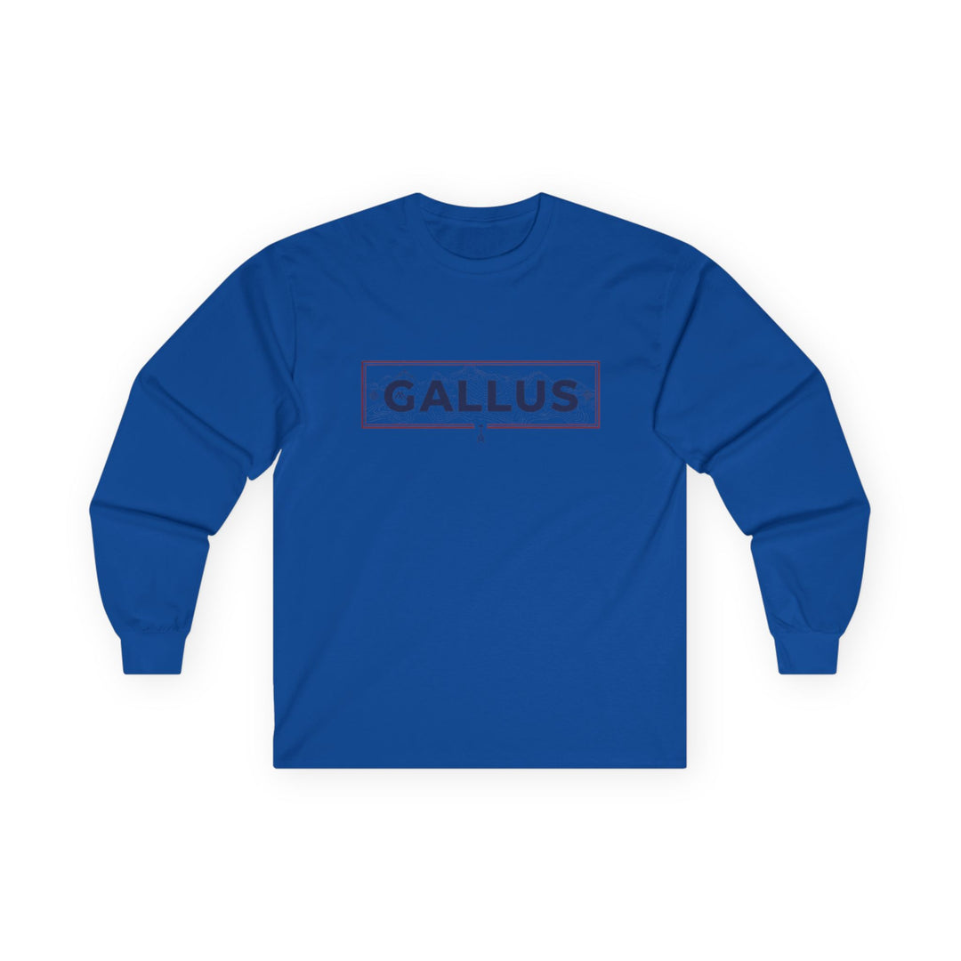 Spain Map Long Sleeve Tee — Gallus Logo Travel Shirt