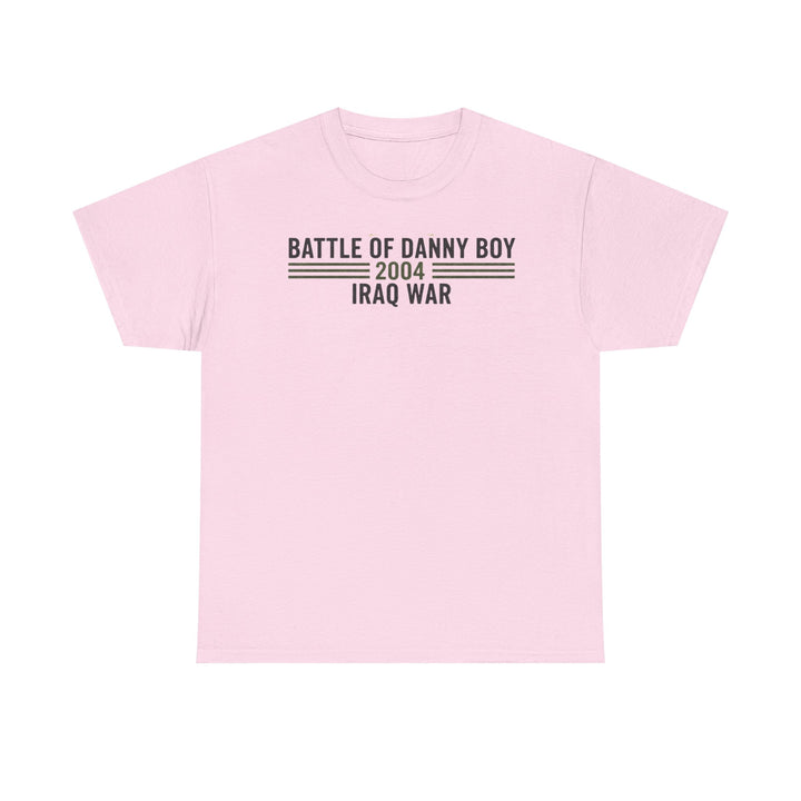 Battle of Danny Boy T-Shirt — Op Telic Iraq 2004 Military Heritage