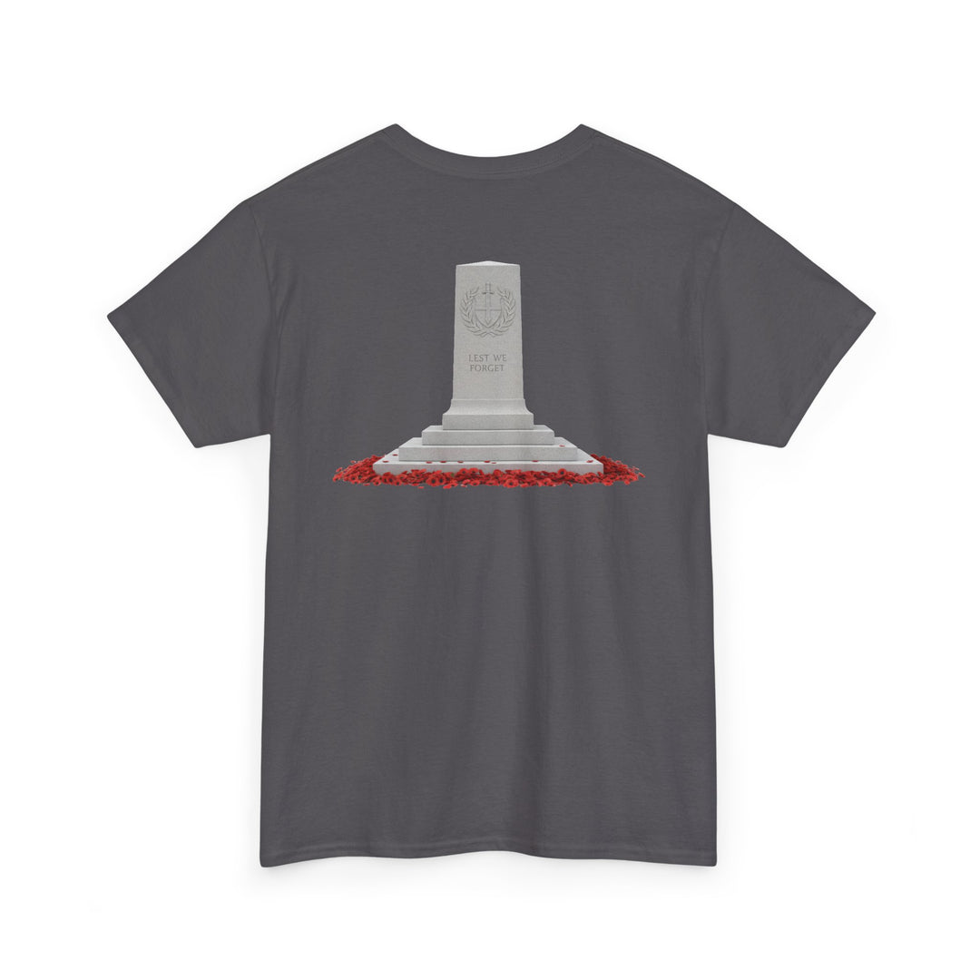 Cenotaph Memorial Tee — Tribute &amp; Remembrance Shirt