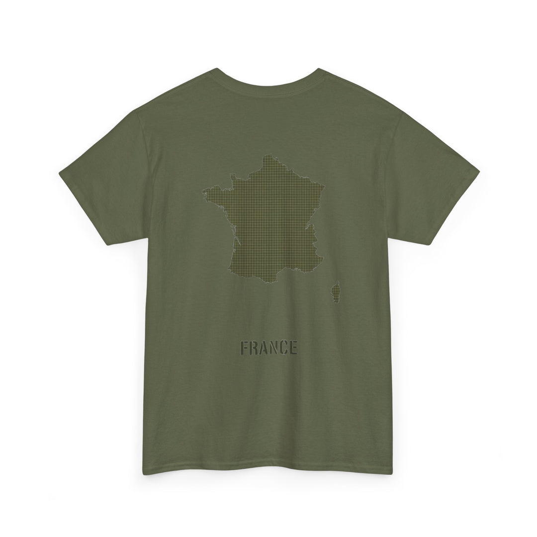 France Map Tee with "GALLUS" Chest Logo