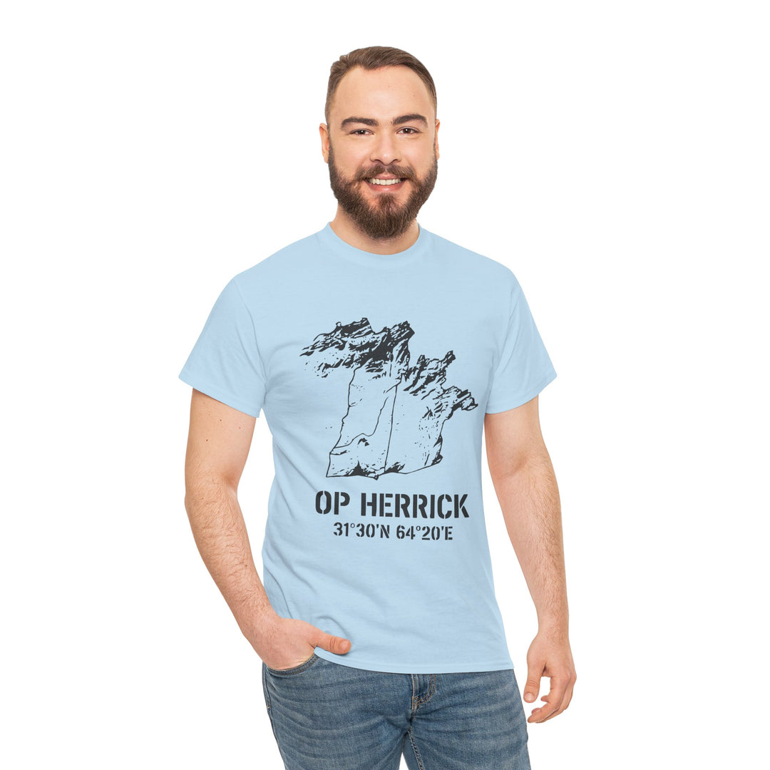 Op Herrick Lashkar Gah Coordinates T-Shirt - Helmand Province Military Graphic Tee