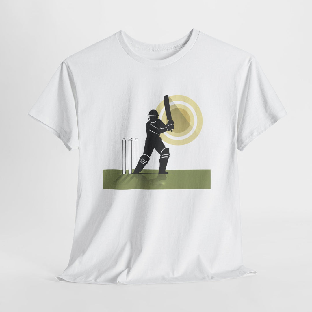 Cricket Player Silhouette T-Shirt