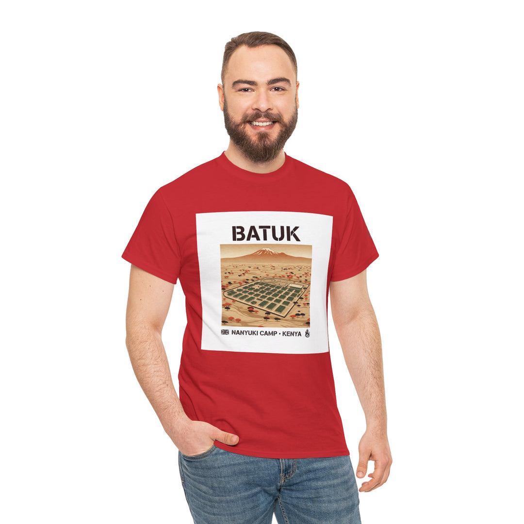 Red graphic t-shirt by S&amp;W Gallus featuring the &