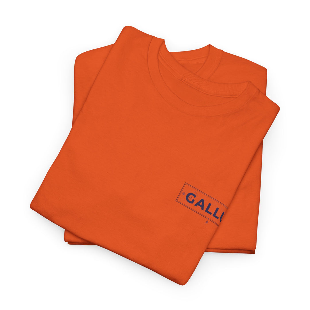 Gallus Logo Tee — Minimal Chest Patch White T-Shirt
