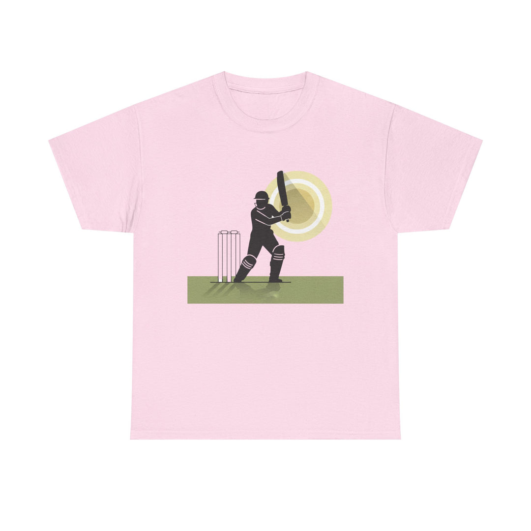 Cricket Player Silhouette T-Shirt