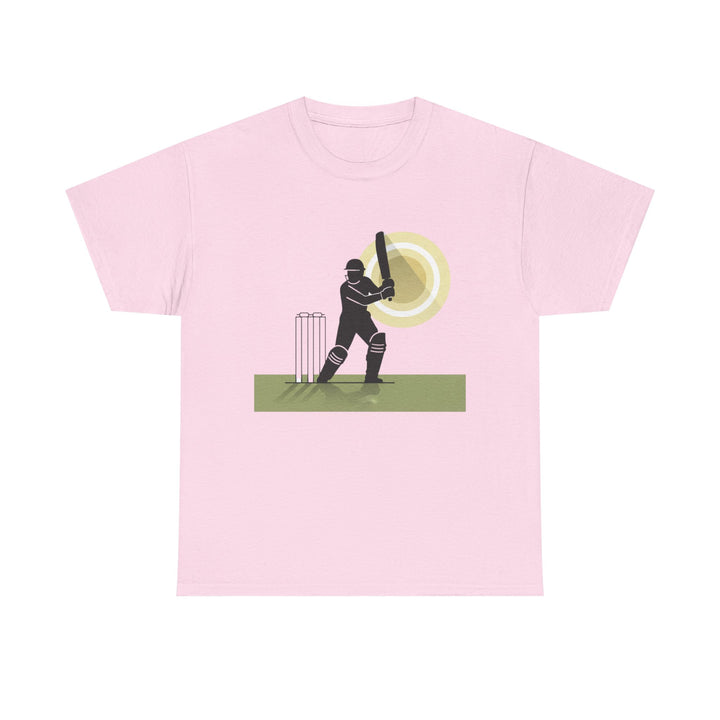 Cricket Player Silhouette T-Shirt