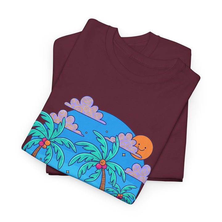 Island Style Golf Cart Beach T-Shirt