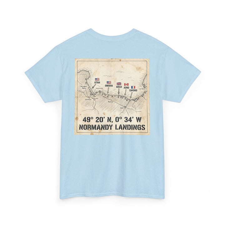 T-Shirt — Normandy Landings Map Tee (4920&