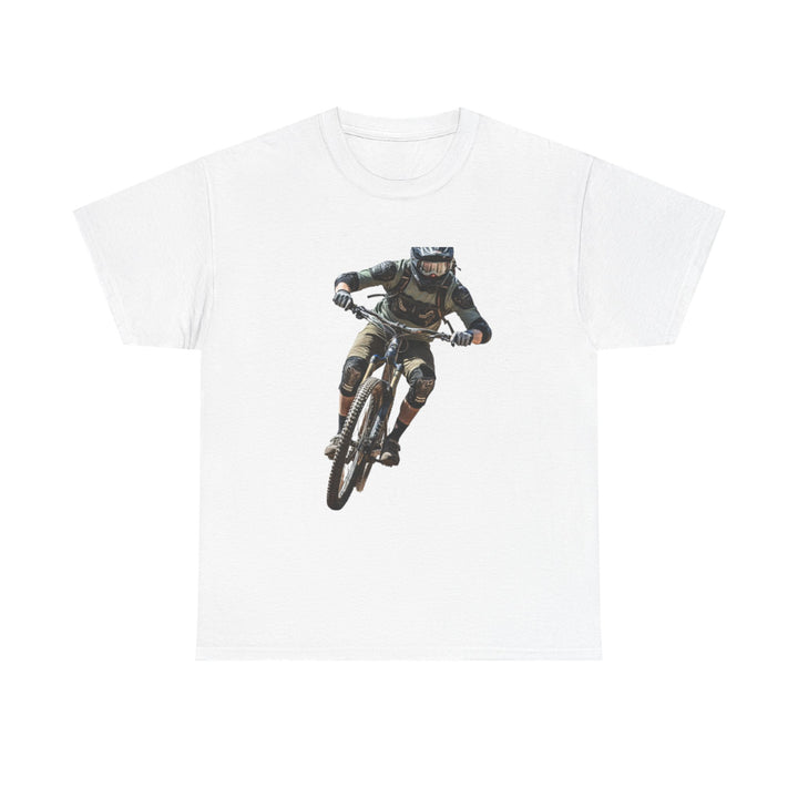 Downhill MTB Rider Graphic Tee