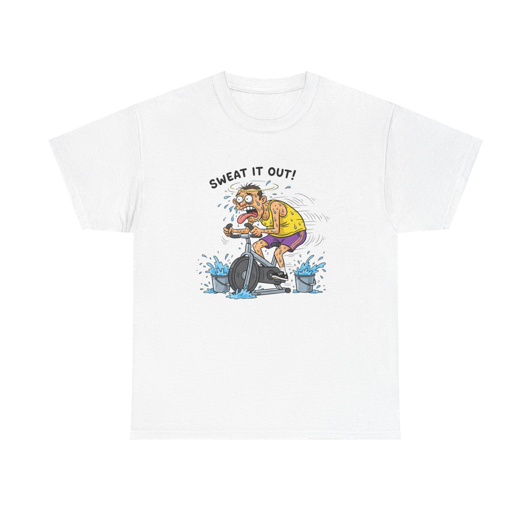 Stay laughing while cycling with the Funny Spin Bike T-Shirt. Comfortable cotton with a witty design, ideal for spin sessions and gym workouts.