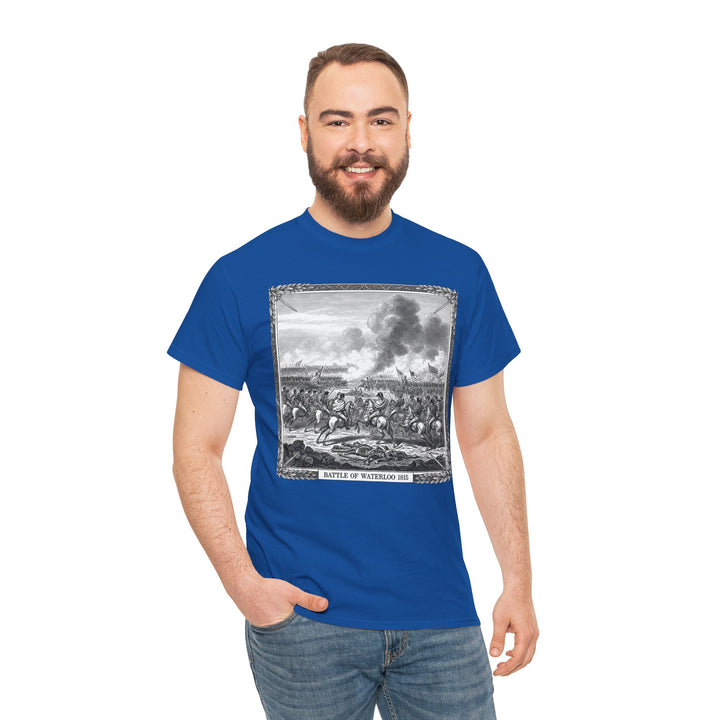 Battle of Waterloo Graphic Tee — Vintage Historical Print T-Shirt