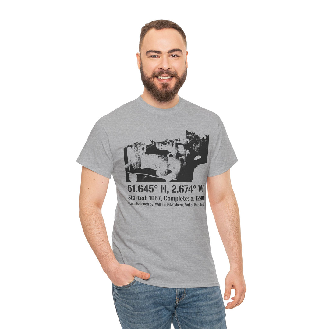 Chepstow Castle T‑Shirt — Historic Landmark Tee for Castle Lovers &amp; Travelers