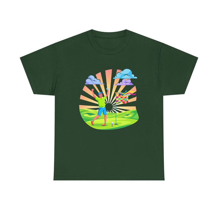 Golf Swing Silhouette Graphic Tee