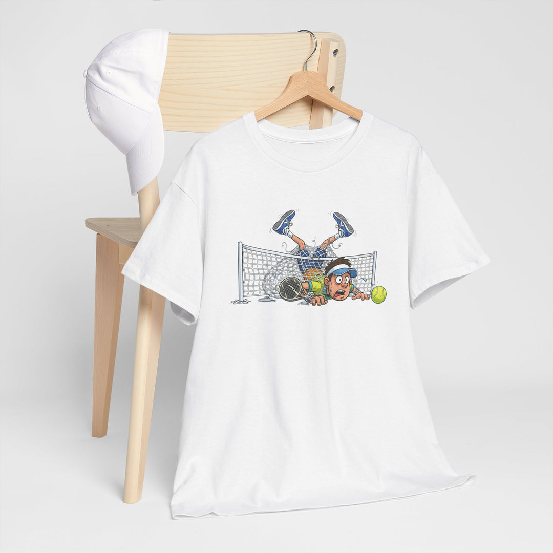 Padel Cartoon Goalie T-Shirt | Fun Padel Tee
