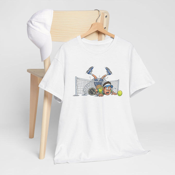 Padel Cartoon Goalie T-Shirt | Fun Padel Tee