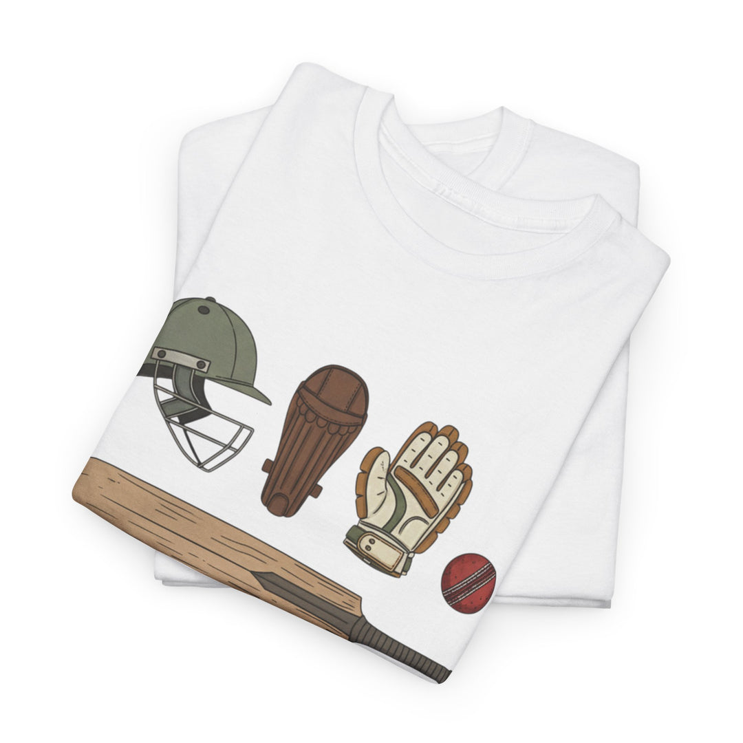 Cricket Gear Tee | Cricket Graphic T-Shirt