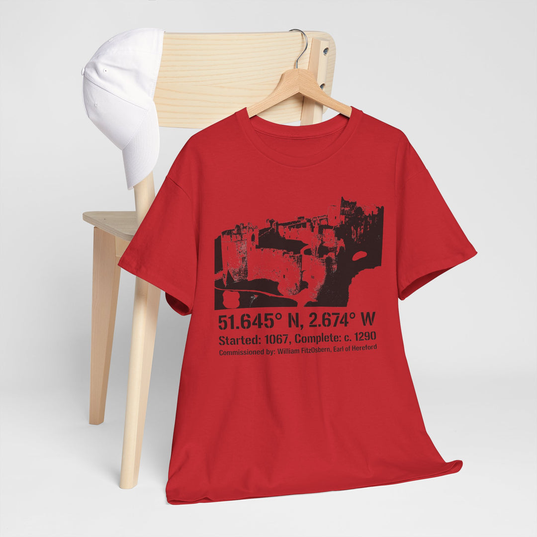 Chepstow Castle T‑Shirt — Historic Landmark Tee for Castle Lovers &amp; Travelers