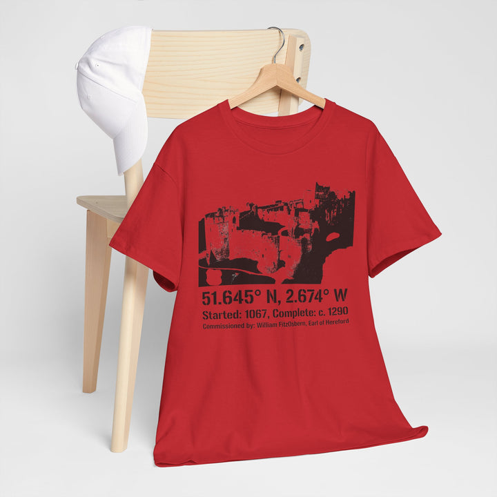Chepstow Castle T‑Shirt — Historic Landmark Tee for Castle Lovers &amp; Travelers