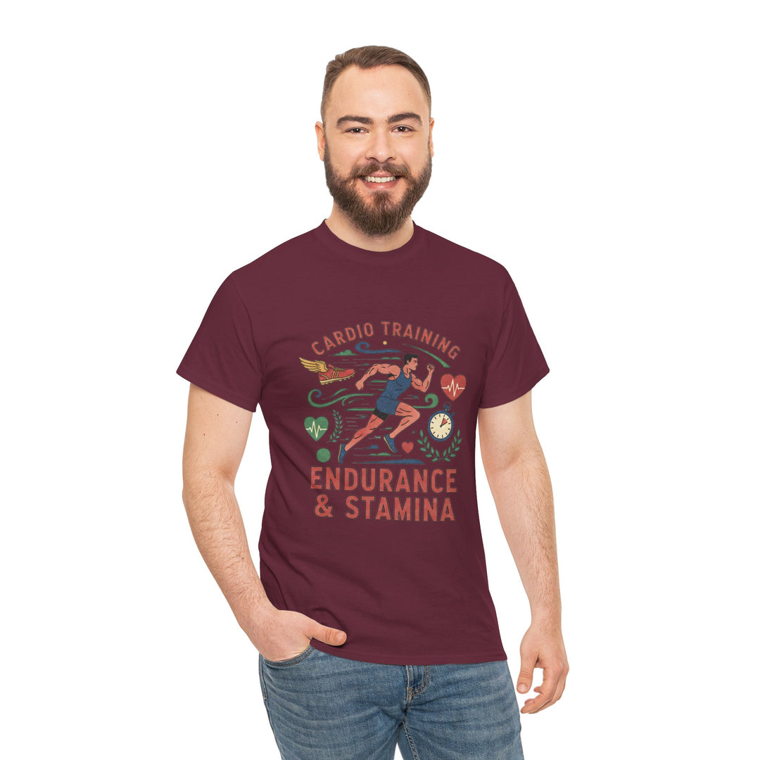 Cardio Training Tee - Fitness Running Workout Shirt