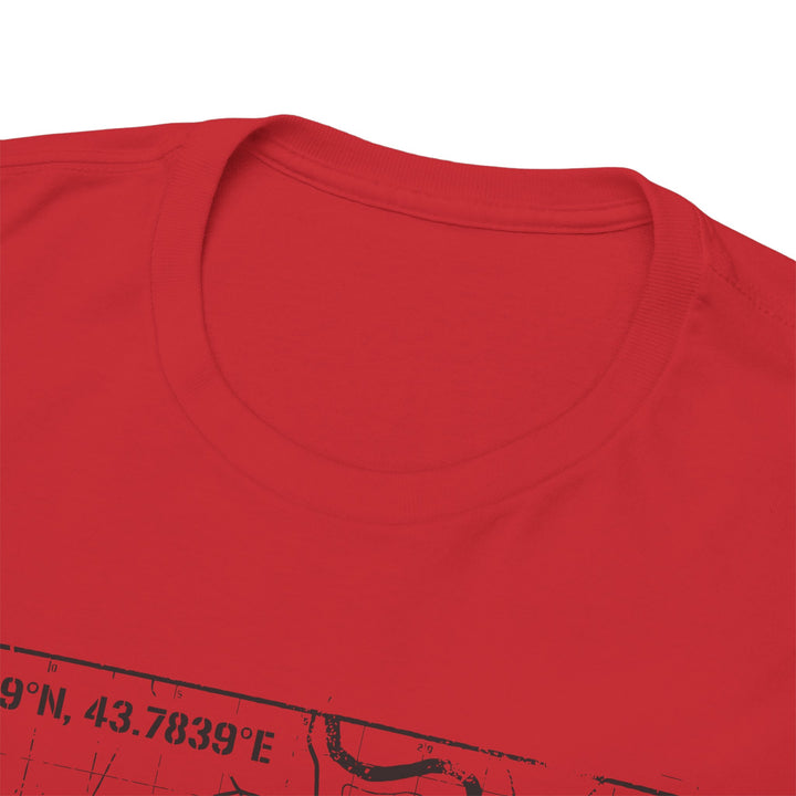 Fallujah 2004 Map Tee — Military Deployment Memorial T-Shirt
