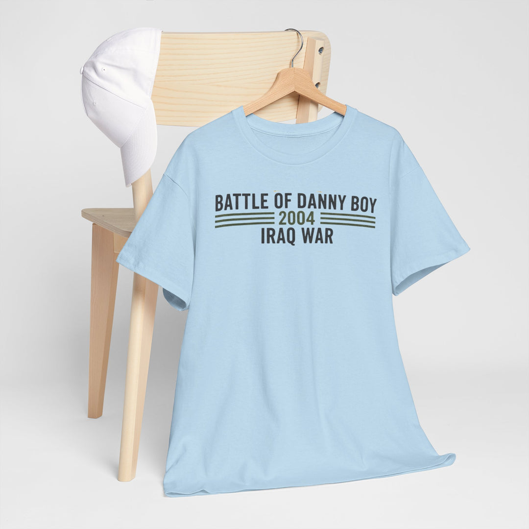 Battle of Danny Boy T-Shirt — Op Telic Iraq 2004 Military Heritage