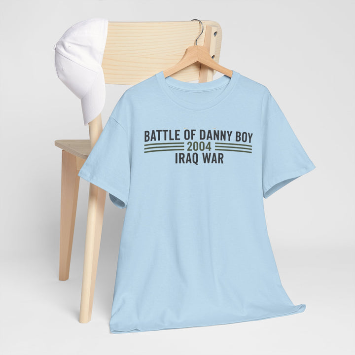 Battle of Danny Boy T-Shirt — Op Telic Iraq 2004 Military Heritage