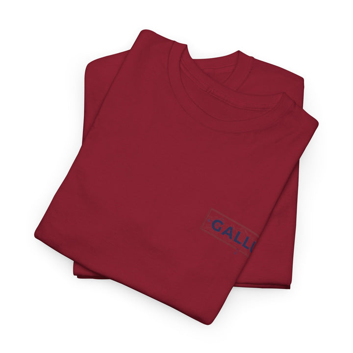 Gallus Logo Tee — Minimal Chest Patch White T-Shirt