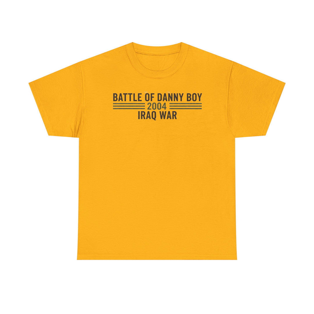 Battle of Danny Boy T-Shirt — Op Telic Iraq 2004 Military Heritage