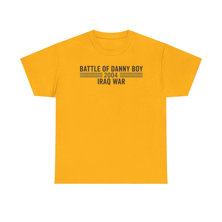 Battle of Danny Boy T-Shirt — Op Telic Iraq 2004 Military Heritage