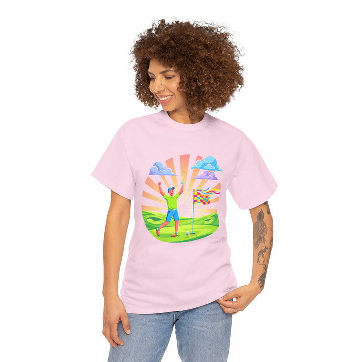 Golf Swing Silhouette Graphic Tee