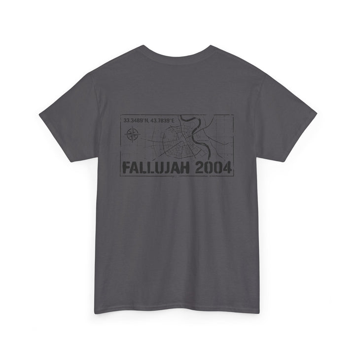 Fallujah 2004 Map T-Shirt — alternate product image 5