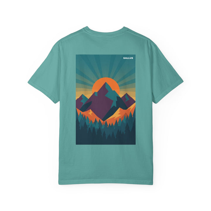 T-Shirt — Gallus Mountain Sunset Graphic Tee
