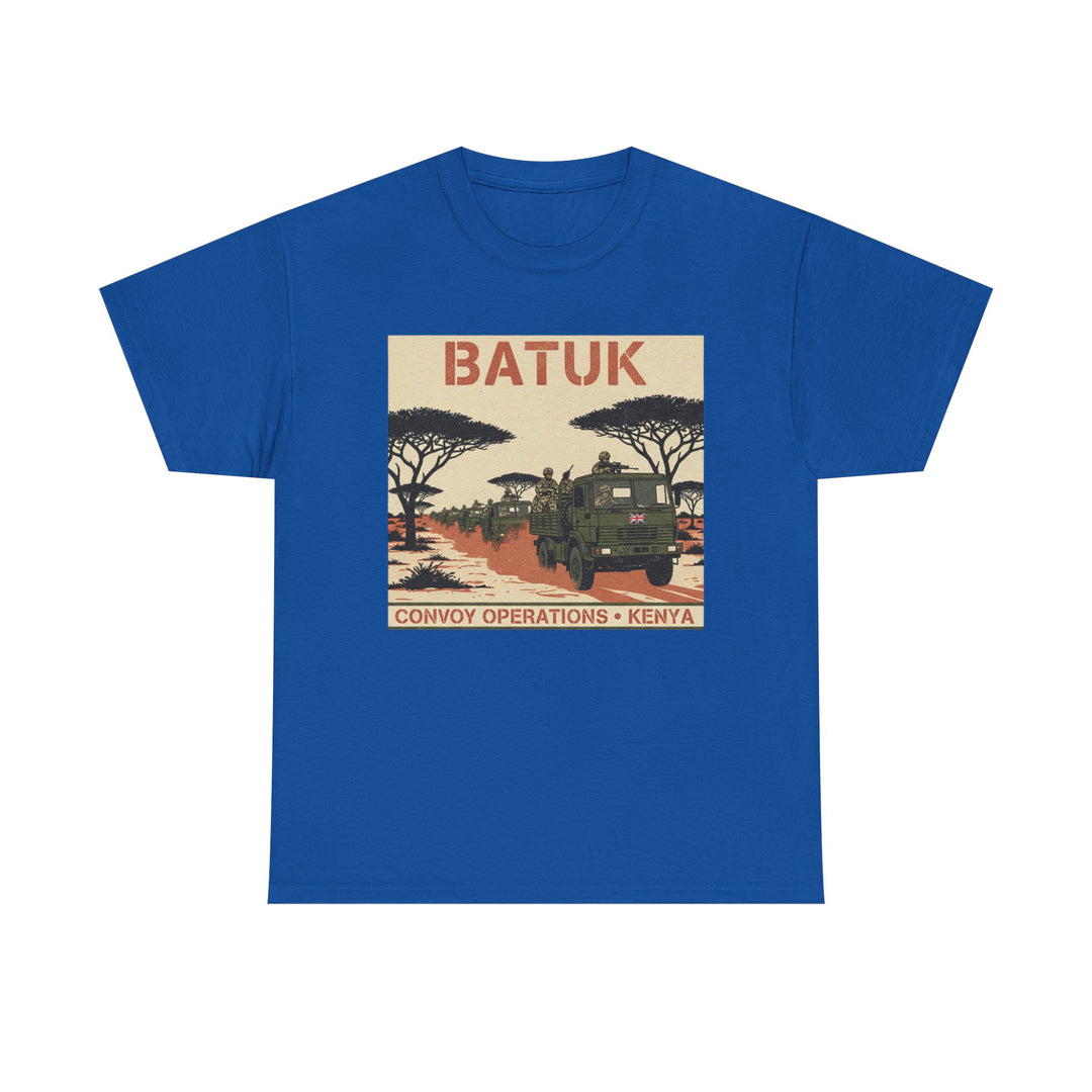 BATUK Convoy Operations Tee — Kenya Vintage Military Travel Graphic T‑Shirt