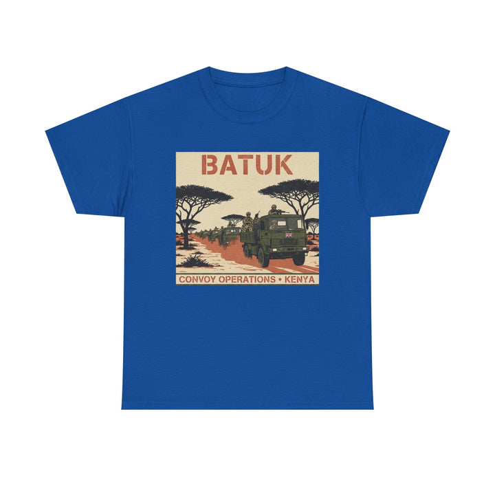 BATUK Convoy Operations Tee — Kenya Vintage Military Travel Graphic T‑Shirt