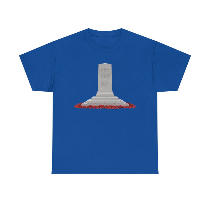Cenotaph Memorial Tee — Tribute &amp; Remembrance Shirt