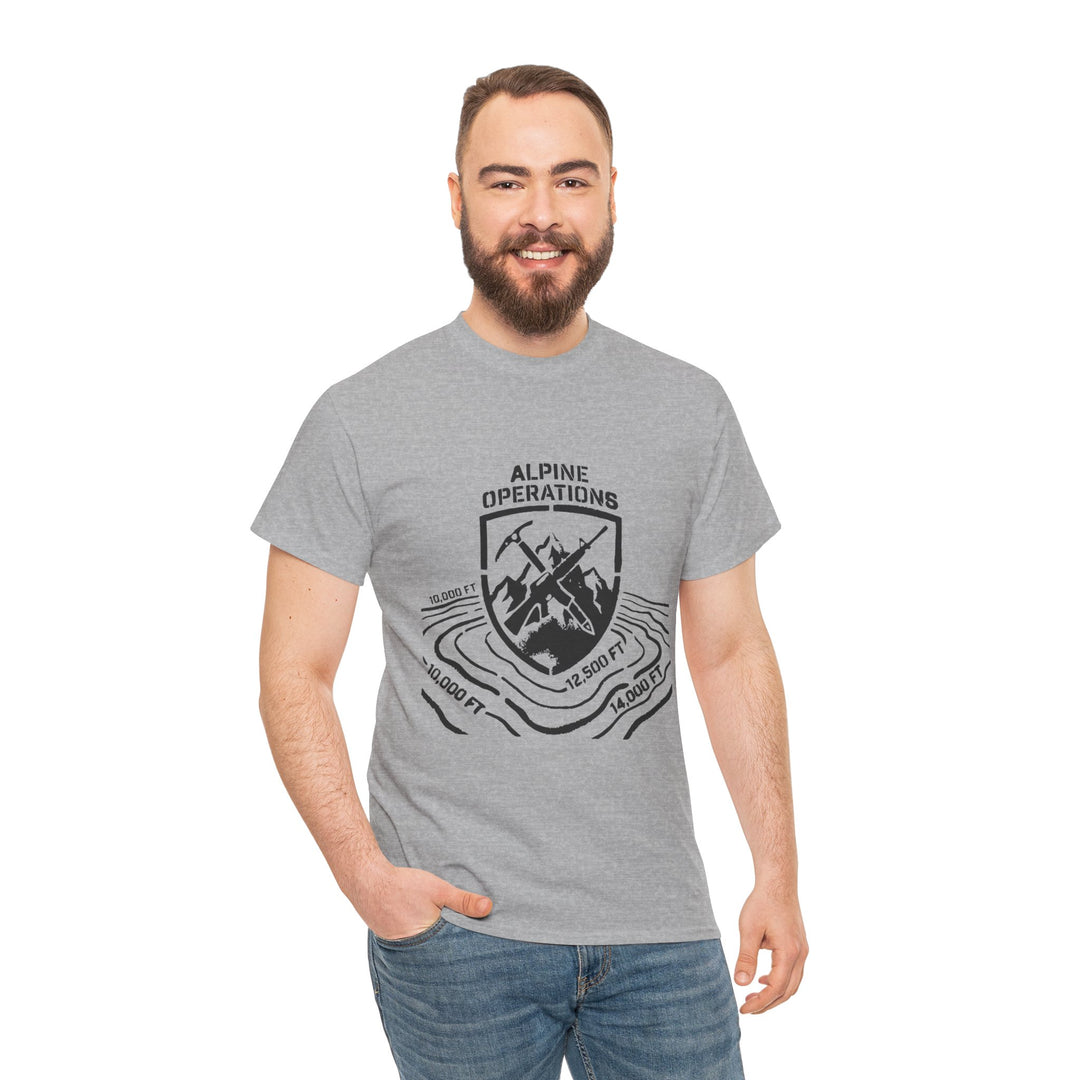 Alpine Operations Cotton Hiking Tee - Mountain Badge Edition
